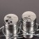 A stainless steel spices set on the stand “metallic”, 100 ml, 2 pcs, silver color