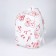 Youth backpack on lightning from textiles, 4 pockets, white/red color