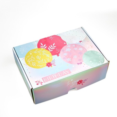 Gift folding box, packaging, Happy Birthday, 30.5 x 22 x 9.5 cm-1