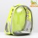 Backpack for carrying animals, transparent, 31 x 28 x 42 cm, yellow