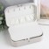 Casket to the leatherette for jewelry "Matte surface" beige 16x11x5 cm