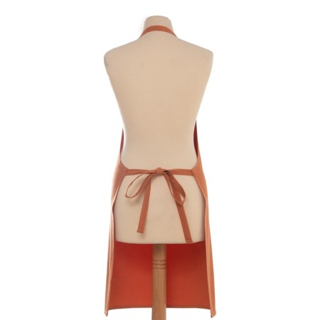 Apron Ethel Kitchen 60x70 cm, orange color, 100% cotton, sarzha 220 g/m2-8