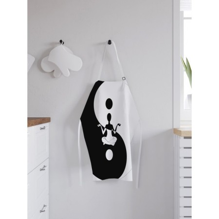 Apron kitchen with a photo priorNT "Meditation Yin and Yang", adjustable, size OS-1