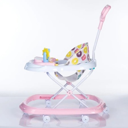 Walks Jolly Walk XT BW130, 6 wheels, with light -and -language effects, pink color-2