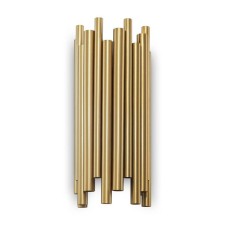 Bra Maytoni Mod136WL-01BS, 1HE14, 60W, 12.6x9.1x30 cm, brass color