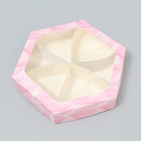 Confectionery box, packaging "Sephir", 23 x 23 x 4 cm