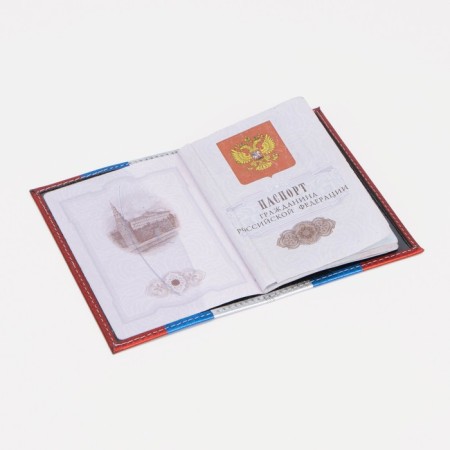 Cover for passport, Tricolor color-4