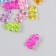 Decor for creativity plastic "Marmalade bear with a loop" set 20 pcs mix 0.5x1.1x1.7 cm