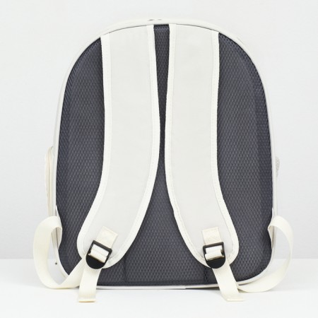 An animal-carp backpack 39 x 40 x 25 cm, white-3