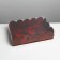 Cookie box, confectionery packaging with PVC lid, "roses", 20 x 30 x 8 cm