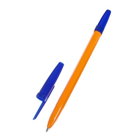 A set of ballpoint pens 4 colors, rod 0.7 mm, blue, red, black, green, orange case-1