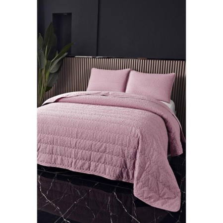 A set with a bedspread "Nadine", size 160x220 cm, 50x70 cm, color of powder-1