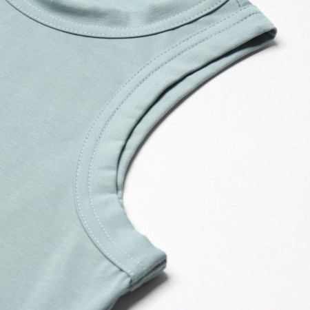 T-shirt female Minaku: Basic Line Color Green Aqua, Rr. 46-9