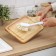 Brush for dishes Meli, 8 × 6.5 × 29 cm, bamboo handle, beige color