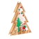 New Year's light decor desktop "Christmas tree and Santa Claus" 15 × 11 × 2 cm