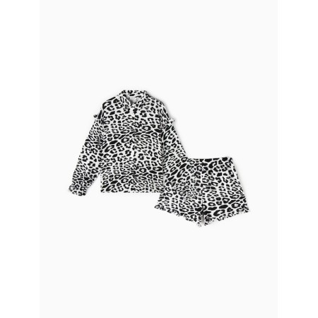 Female set (shirt, shorts) KAFTAN "Muslin: Leopard" p. 44-46-3