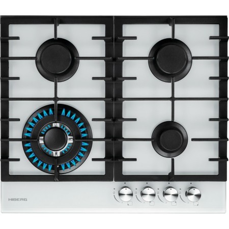 Hound surface HIBERG VM 60440 W, gas, 4 burners, white