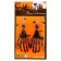 Carnival earrings "Skeleton", Mix colors