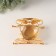 Summary Metal for 1 candle "Butterfly in a circle" d = 4.5 cm gold 6.2x11.2x10.5 cm