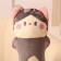 Soft toy "cat", 50 cm, gray color