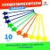 Logopedic "stars" probe, in a set of 10 pieces