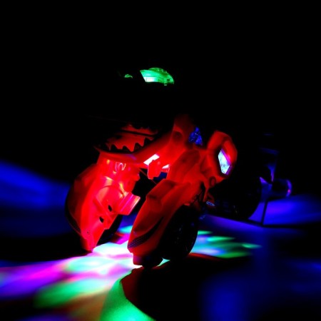 Dio-Wonk robot, light and sound effects, transforms, mixtures-15