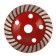 Cup diamond refrigerator scrap, Turbo, 125 mm
