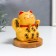 Pendural Ceramics "Mani-Neko with hieroglyphs" from solar batteries 10x10x12 cm