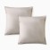 A set of pillowcases "Ethel" Ivory 70*70+3 cm, 100% cotton, percal (300 threads)