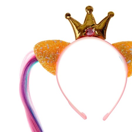 Carnival rim "crown" with ears and strands-2