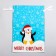 Gift package with ties, "Happy Penguin", 29x43 cm