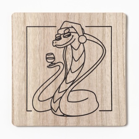 Kit kitchen snake with a glass: stand 15*15 cm, take 17*17cm-3