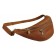 Waist bag, 2 parts on a zipper, adjustable belt, redhead color