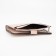 Women's wallet on the button, beige color