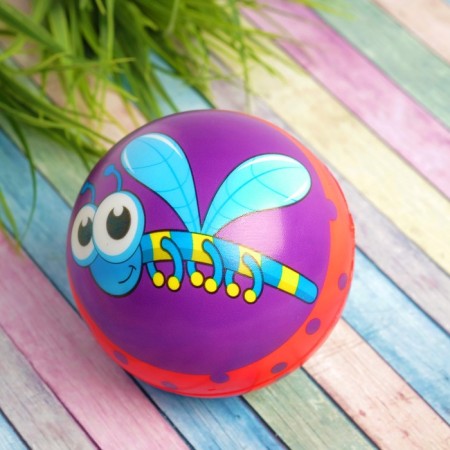 The ball is soft "insects", 10 cm, species mix-1
