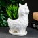 Pot "Lama Lyol" White, 15x8x12cm