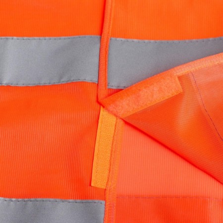 The vest is a signal, reflective, orange, 2 class, size XL, 68 × 55 cm 60g/m2-3