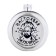 Alcohol flask "real man", stainless steel, gift, 150 ml