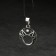Amulet "Lunnitsa", metal pudter, art casting, 2.5x2.3 cm