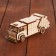 Wooden designer. Cross model "garbage truck"