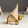 Polystone souvenir "Dwarf-Angelochka in a cap with a heart" Bezh, gold mix 13x6.5x12.8 cm