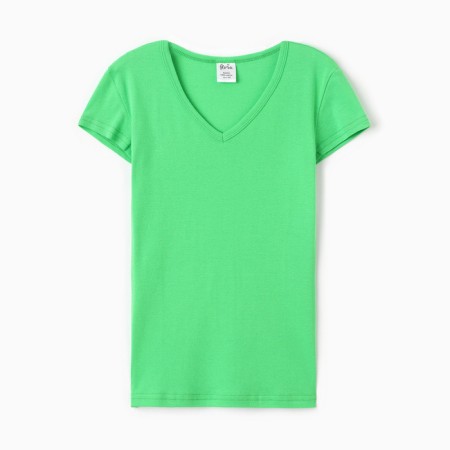Women's T-shirt T-shaped t-shirt, green color, size 50
