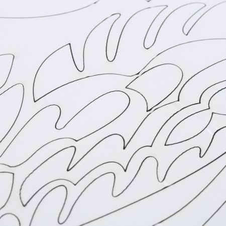 Interior stickers "wings", mirror, decor on the wall, panel 200 x 100 cm-2