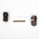 Boots "Modnik", set 4 pcs, 1 size (4 x 3 cm), brown