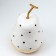 Souvenir ceramics "pear in peas" with gold 20x12x12 cm