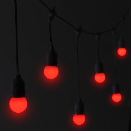 LED LEAZON LIGHTING, G45, E27, 1.5 W, for Bels Lita, Red, Nab 20 pcs-2