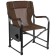 Tourist chair Maclay, table with a cup holder, 63x47x94 cm, brown color