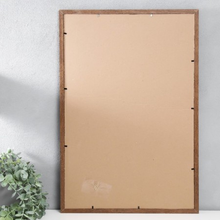 Photo frame wood 40x60 cm, No. 1, 17 mm, mokko (plastic screen)-2