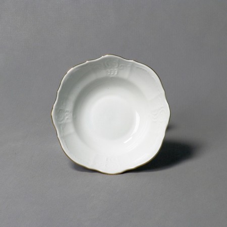 Round bernadotte salad, decor "Gold Gold", 19 cm