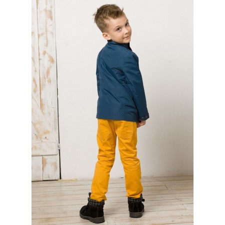 Vetrovka for boys, height 98 cm, sea wave color-1